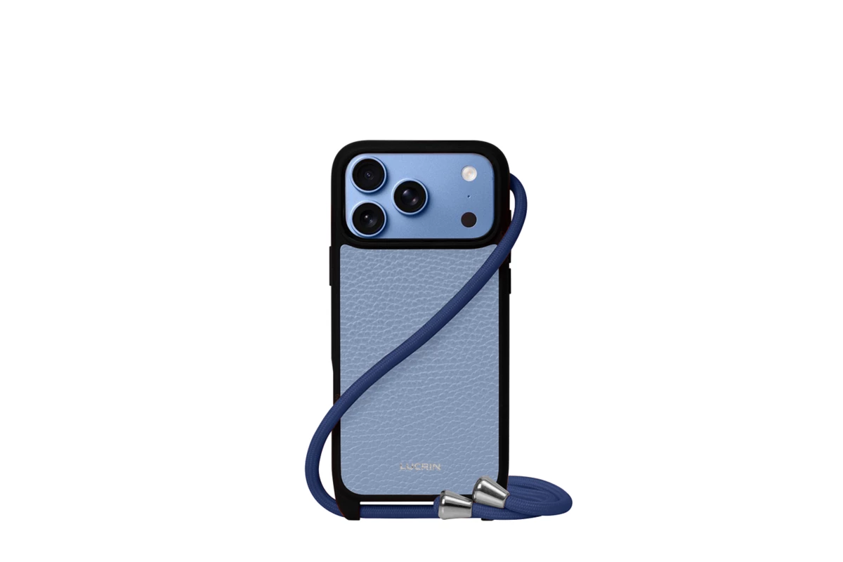 iPhoneケース Premium Crossbody Cord Case for iPhone 18 Pro | LUCRIN Geneva