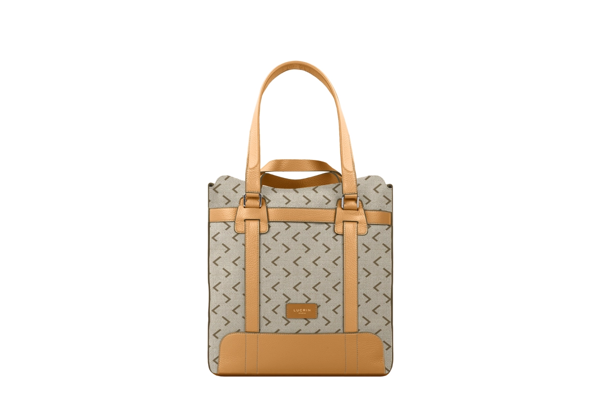 Tote bag - LO - Light Taupe - Natural - Jacquard Canvas main product photo