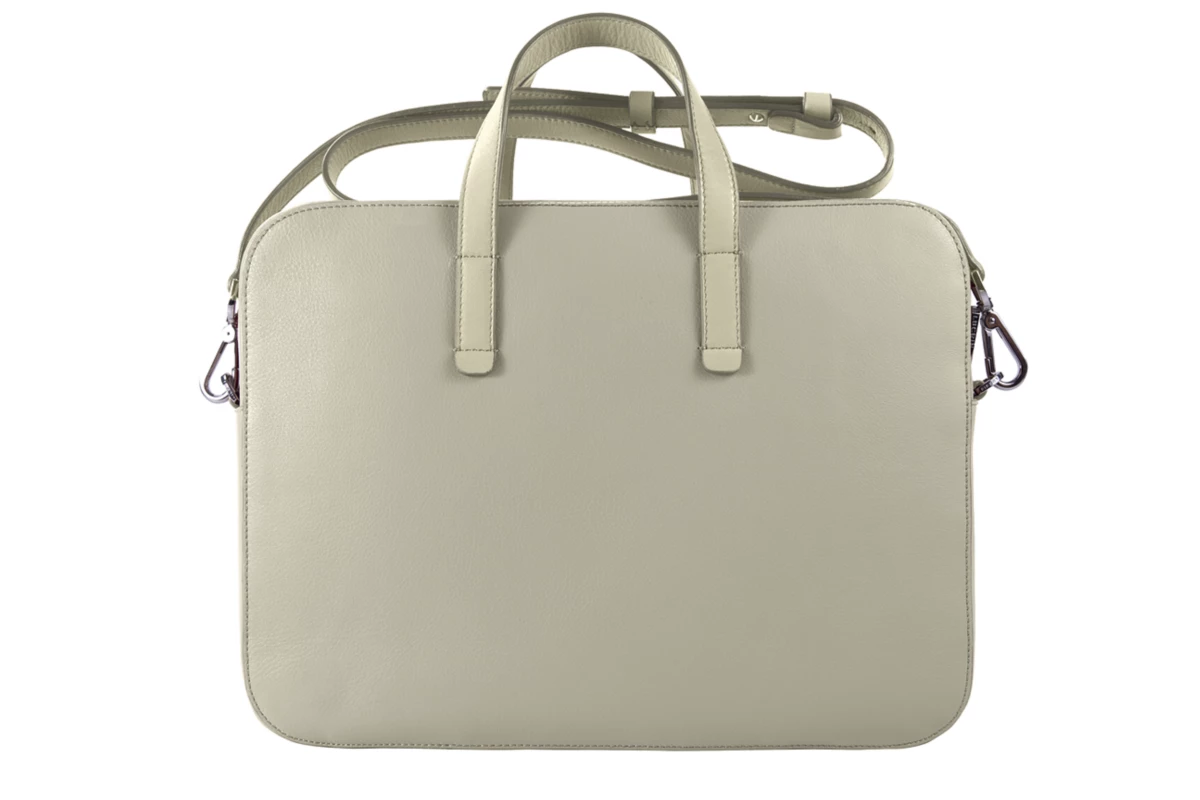 Faltbare Laptoptasche Aus Filz – Grüne Aktentasche Mit Mehreren Fächern Für Frauen, Berufstätige & Studenten, Leicht & Vielseitig