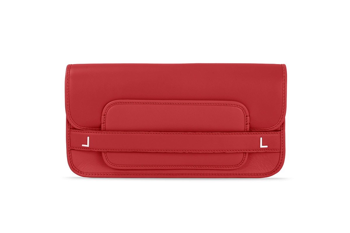 Clutch bag - MV - Red - Smooth Leather main product photo