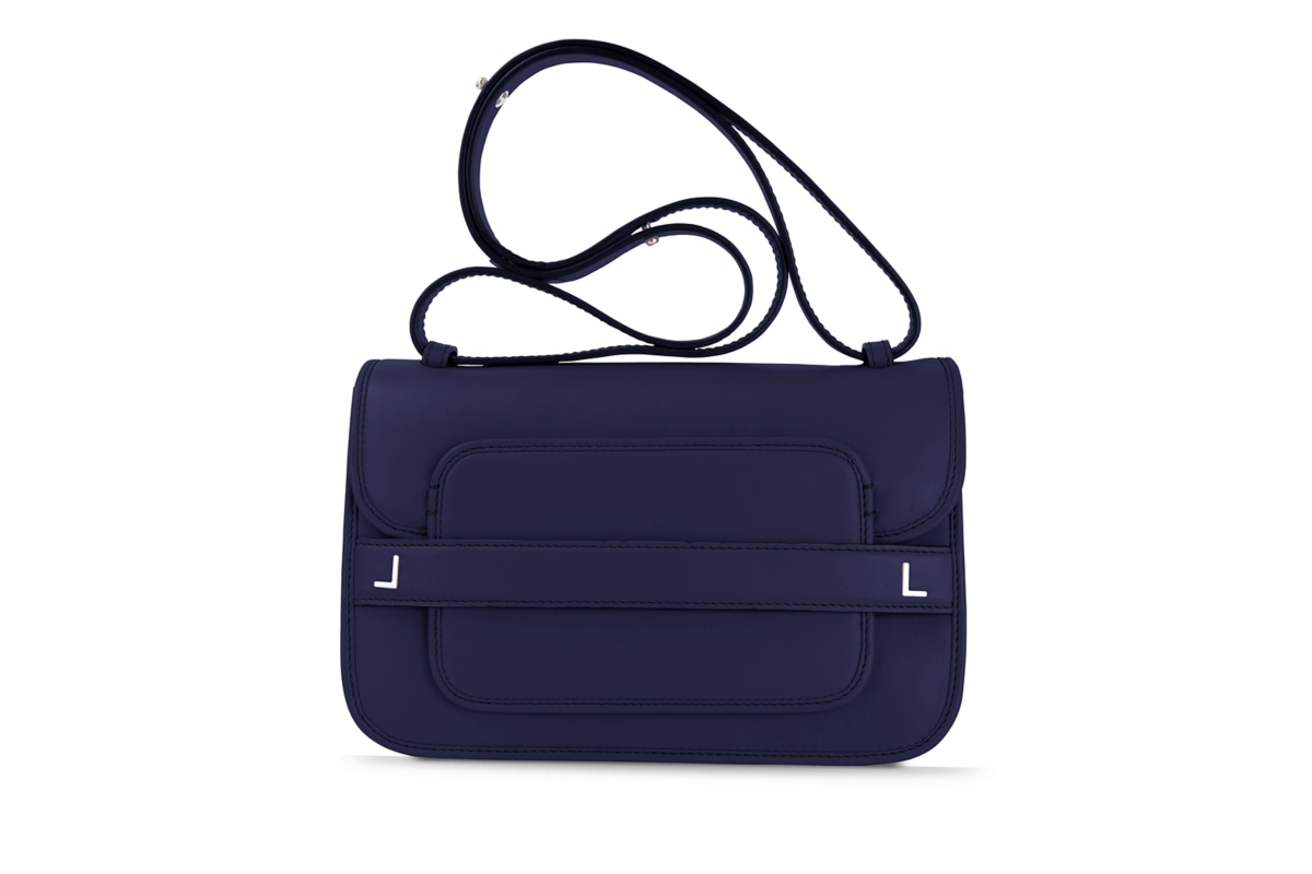 Sling Bag for women - MV - Navy Blue - Smooth Leather main product photo