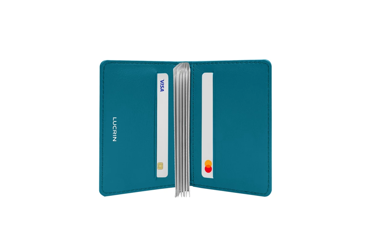 Slim Customizable Leather Credit Card Holder | Lucrin Geneva US