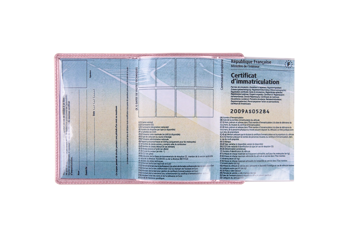 Car Registration Card Holder main product photo