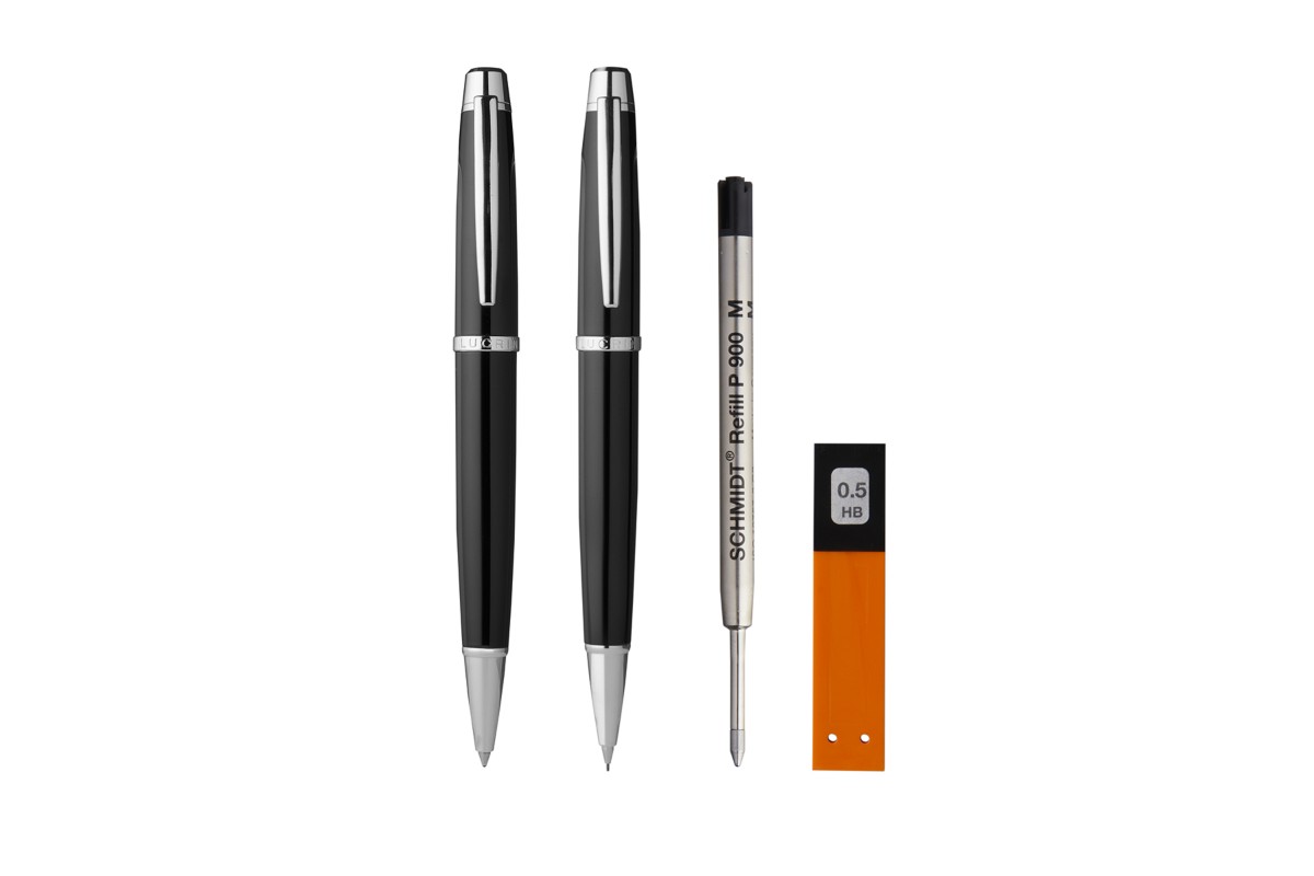 jeweils 30x Bleistiftminen und 4x Radiergummis Druckbleistift Set mit Stift Etui Case zum Skizzieren und kreativen Schreiben 4 Größen: 0,3/0,5/0,7/0,9 mm MozArt Supplies 