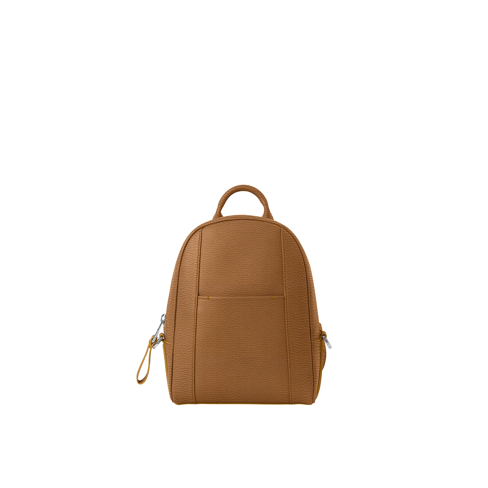 tan leather mini backpack