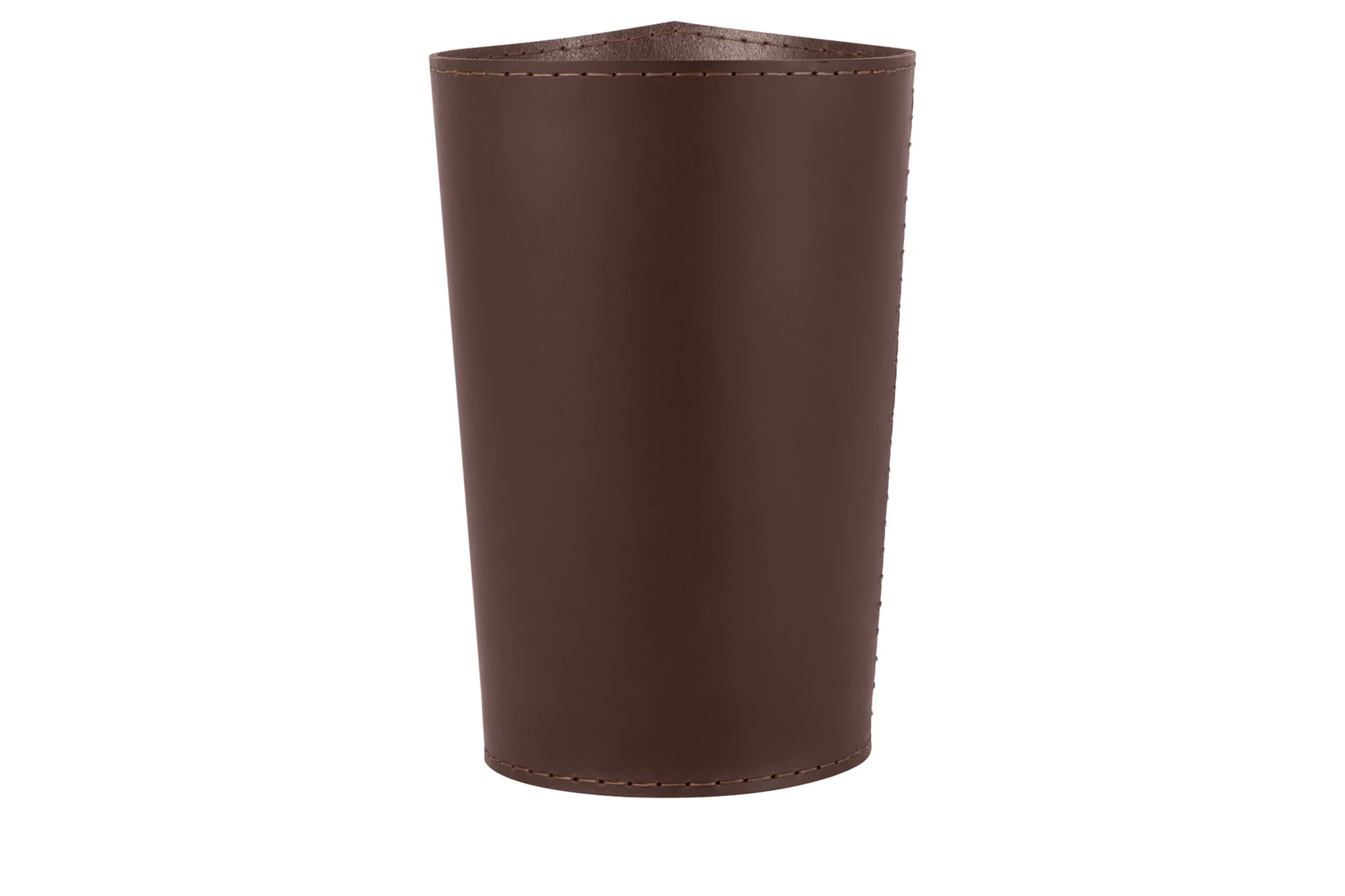 Alpine Waste Paper Bin in cowhide leather - Tan - Cowhide Leather
