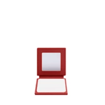 Square Pocket Mirror in Leather | Personalized by LUCRIN