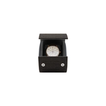 Watch case for 1 watch - Mouse-Grey - Crocodile Style Calfskin
