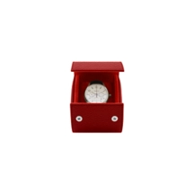 Watch case for 1 watch - Red - Pebbled Leather