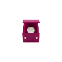 Watch case for 1 watch - Fuchsia  - Smooth Leather