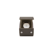 Watch case for 1 watch - Light Taupe -  Square Granulated