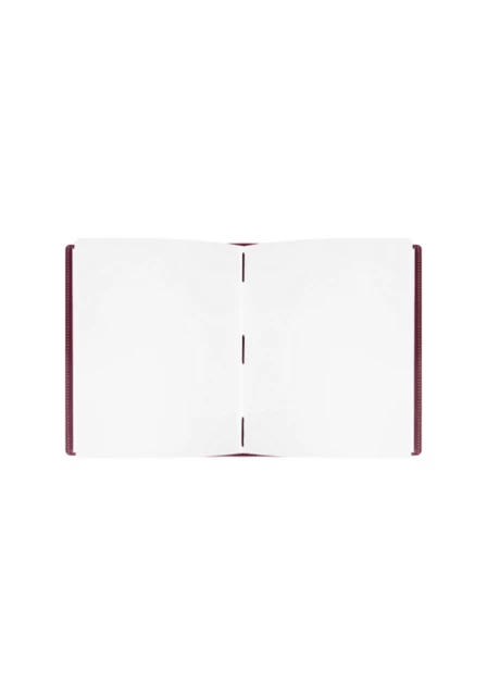 大號遺產日誌簿 - Burgundy - Cow Hide Leather