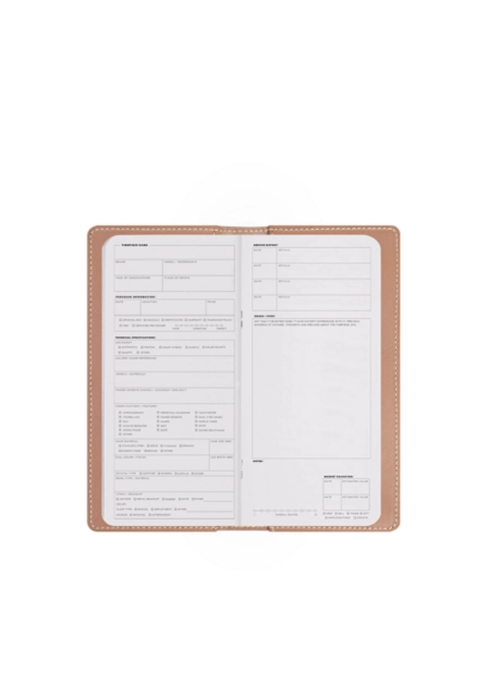 Watch Collector’s Logbook - Seashell - Cow Hide Leather