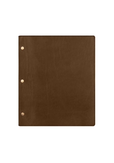 Screw Post Binding - Alpine Collection - Dark Brown - Cow Hide Distressed