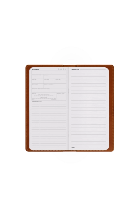 Recipe Logbook - Alpine - Natural - Cow Hide Leather