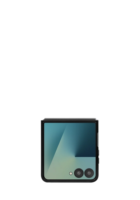 Samsung Galaxy Z Flip 7 Case - Orange - Pebbled Leather