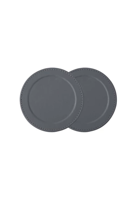 Round Coaster with Rim - Pair