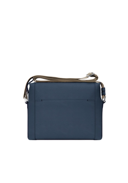 Satchel Bag - L5 - Denim Blue - Pebbled Leather
