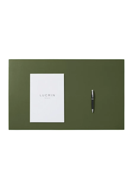 Large Desk Mat (75 x 45 cm) - Light Green - Plant-Based Material