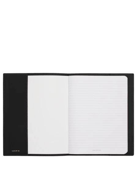 Copertina per quaderno in formato A5 - Nero - Materiale Vegetale