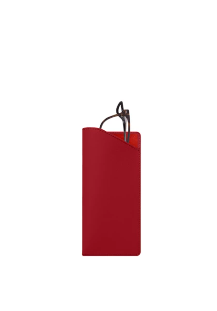 Custodie per occhiali sottili - Rosso - Materiale Vegetale