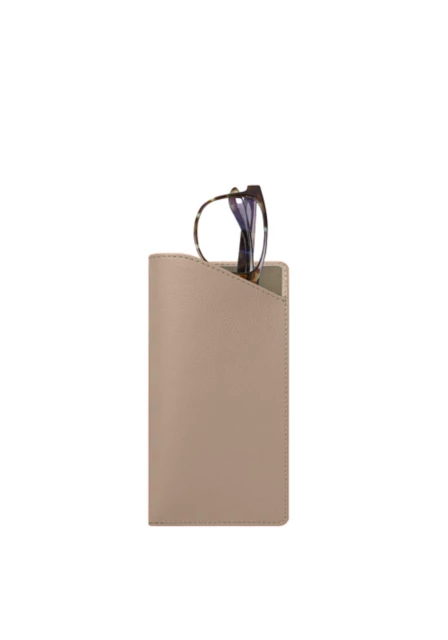 Custodia per occhiali misura standard - Taupe chiaro - Materiale Vegetale