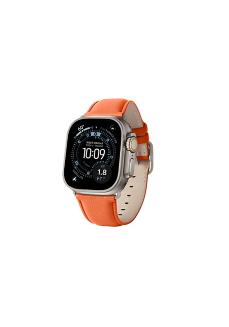 Custom Leather Band for Apple Watch Ultra 2 | Lucrin Geneva US