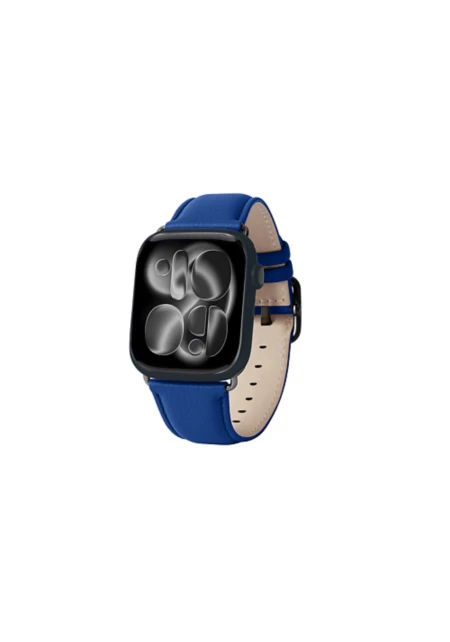 Apple Watch Series 10 (46mm) および SE 3 (44mm) 用レザーバンド