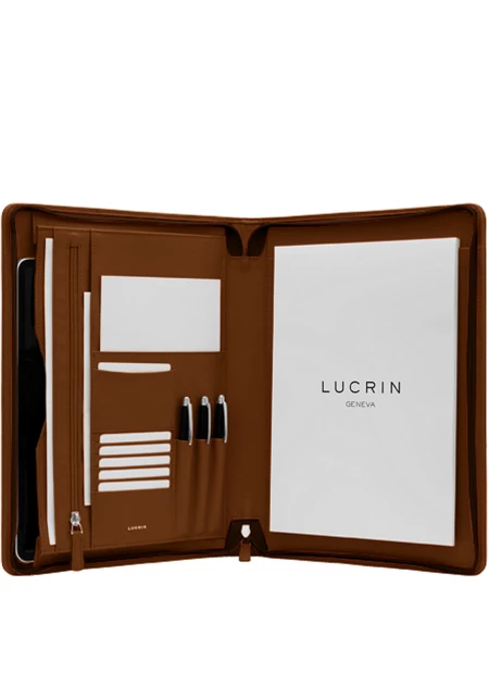 Zip-up A4 document holder