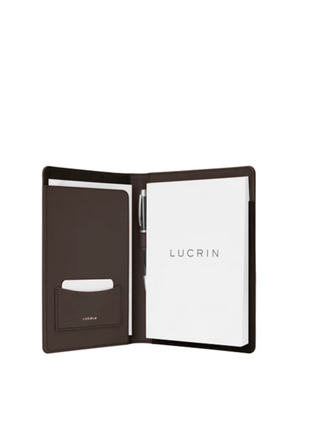 حافظة مستندات قابلة للطي مقاس A5 - Chocolate - Plant-Based Material