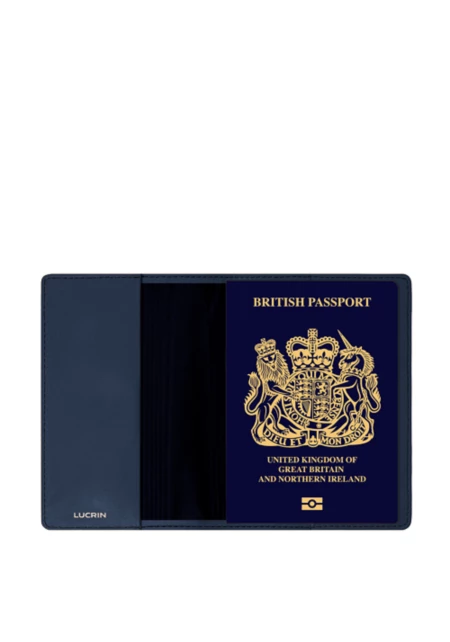 Universal passport cover - Navy Blue - Plant-Based Material