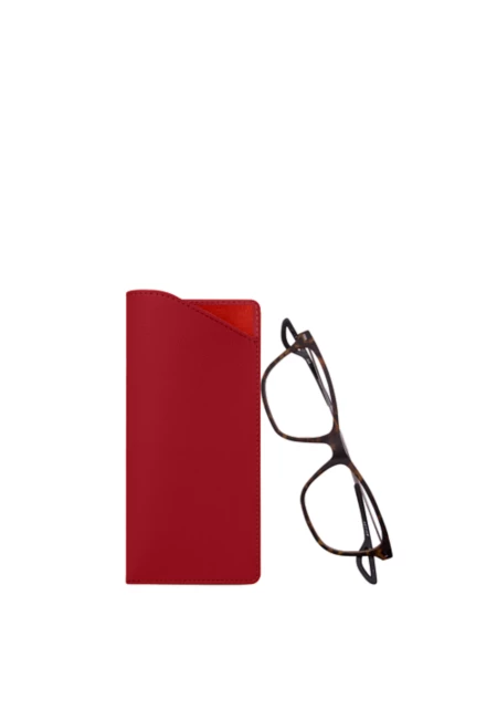 Custodie per occhiali sottili - Rosso - Materiale Vegetale