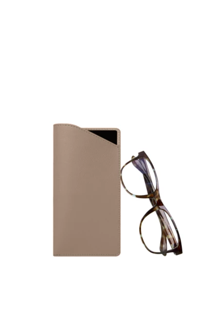 Custodia per occhiali misura standard - Taupe chiaro - Materiale Vegetale