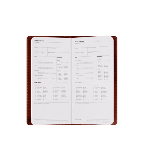 Logboek wijn - Bordeaux - Koeienleer