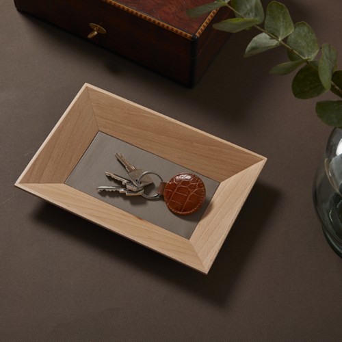 Tidy Tray - Wood (9.5 x 6.5 x 2 inches)