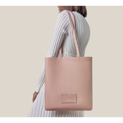 Everyday Tote Bag - Pastel Arctic  - Granulated Leather