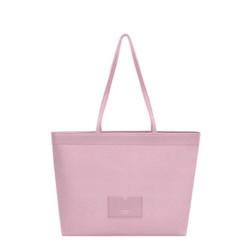 Everyday Shopper Bag - Pink - Granulated Leather
