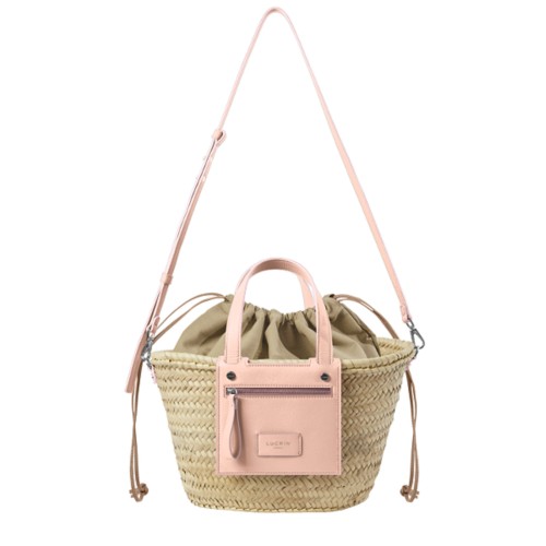 Small Basket Bag - Nude - Smooth Leather