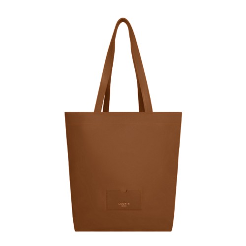 Borsa tote con soffietto