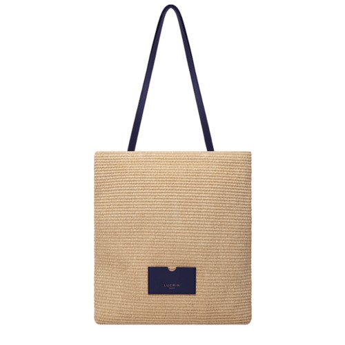 Borsa tote estiva in rafia