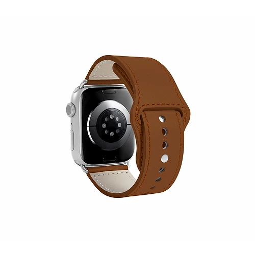 Apple Watch Series 11 (46mm) および SE 3 (44mm) 用レザースポーツバンド