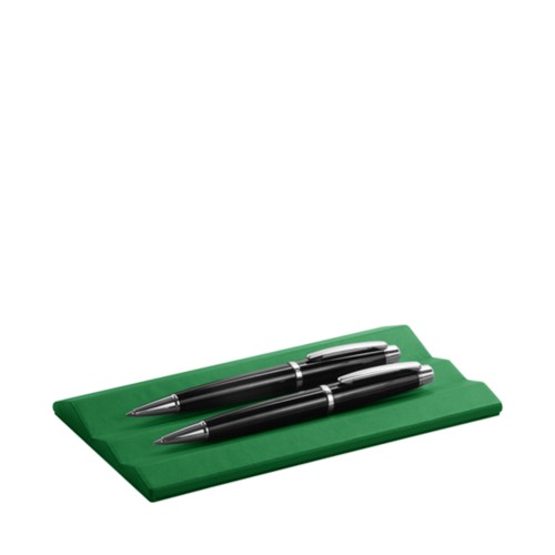 Lokerollinen designer-kynäalusta 2 kynälle