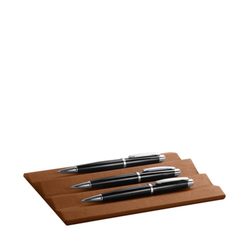 Bolsa para canetas com ranhuras de designer - 3 Canetas