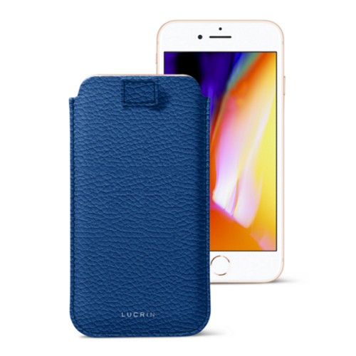 iPhone 8 Plus case with pull-up strap