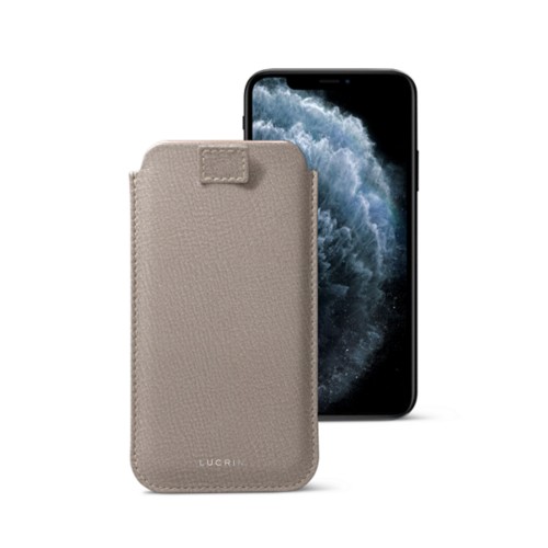 Pull Tab Slim Sleeve Case Compatible with iPhone 11 Pro/ iPhone XS /iPhone X and Wireless Charging