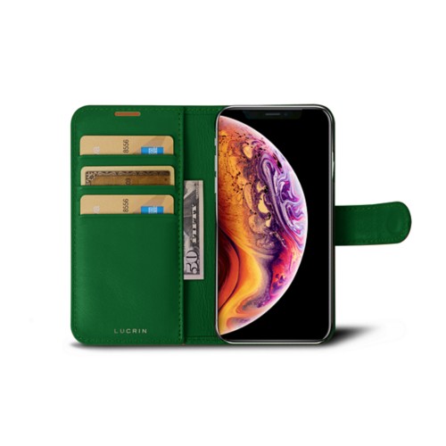 Custodia a portafoglio per iPhone XS/ iPhone X