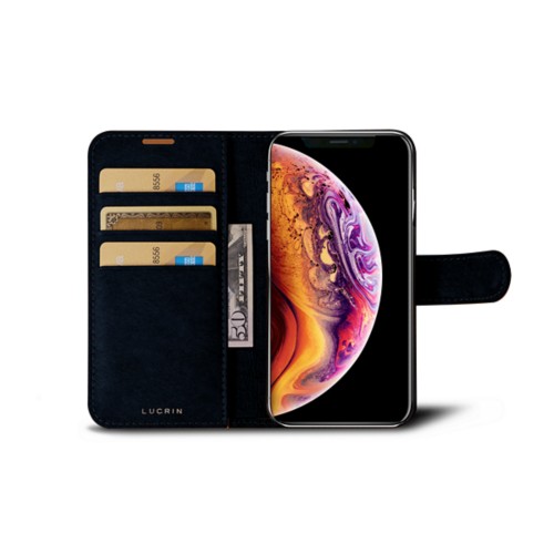 Custodia a portafoglio per iPhone XS/ iPhone X