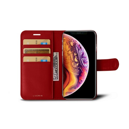 Custodia a portafoglio per iPhone XS