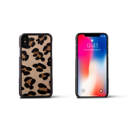 Capa em Padrão de Leopardo para iPhone X