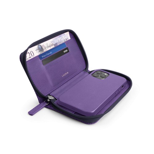 Zip Wallet Case for iPhone 12